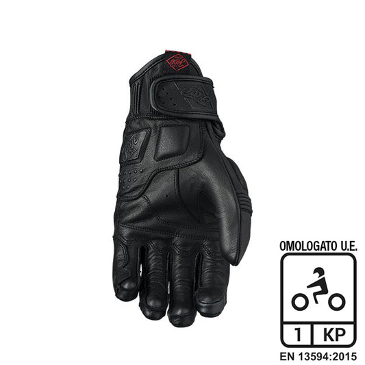 GUANTI MOTO FIVE KANSAS NERO TRAFORATO