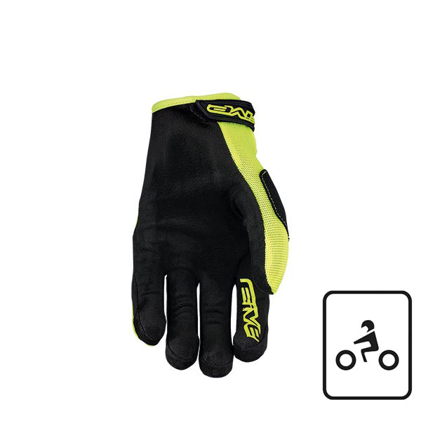 GUANTI MOTO FIVE MXF3 NERO-GIALLO FLUO (In Esaurimento)