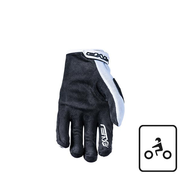 GUANTI MOTO FIVE MXF3 NERO-BIANCO (In Esaurimento)