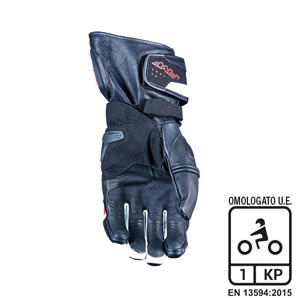 GUANTI MOTO FIVE RFX4 EVO NERO-BIANCO-ROSSO