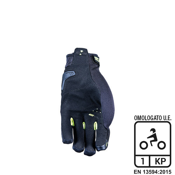 GUANTI MOTO FIVE RS3 EVO NERO-GIALLO FLUO