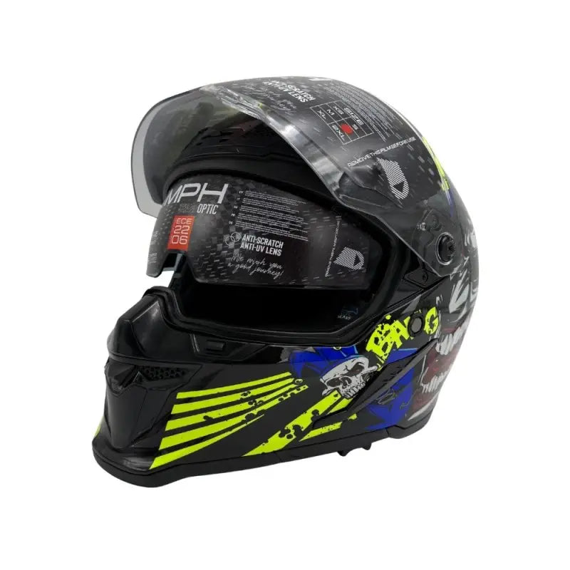 Casco Integrale MPH Blade Grafica Joker Giallo
