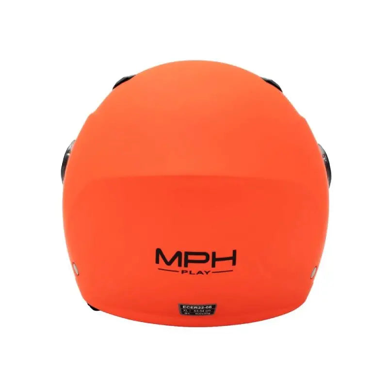 Casco Demi-Jet Bambino JUNIOR MPH 22.06 PLAY MATT FLUO ORANGE