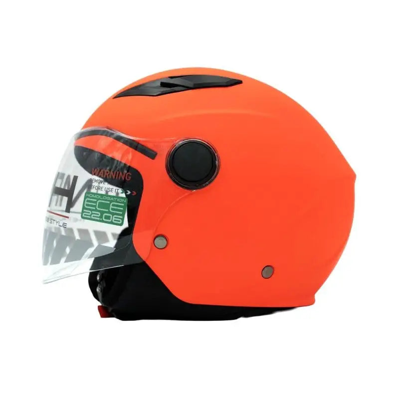 Casco Demi-Jet Bambino JUNIOR MPH 22.06 PLAY MATT FLUO ORANGE