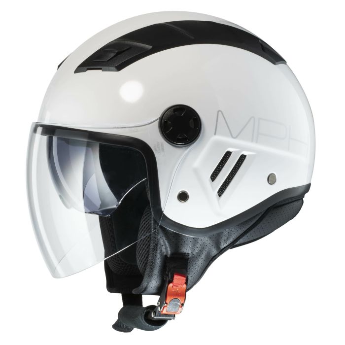 CASCO JET MPH AIRE OMOLOGAZIONE 22-06 BIANCO LUCIDO