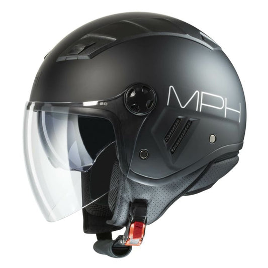 CASCO JET MPH AIRE OMOLOGAZIONE 22-06 NERO OPACO