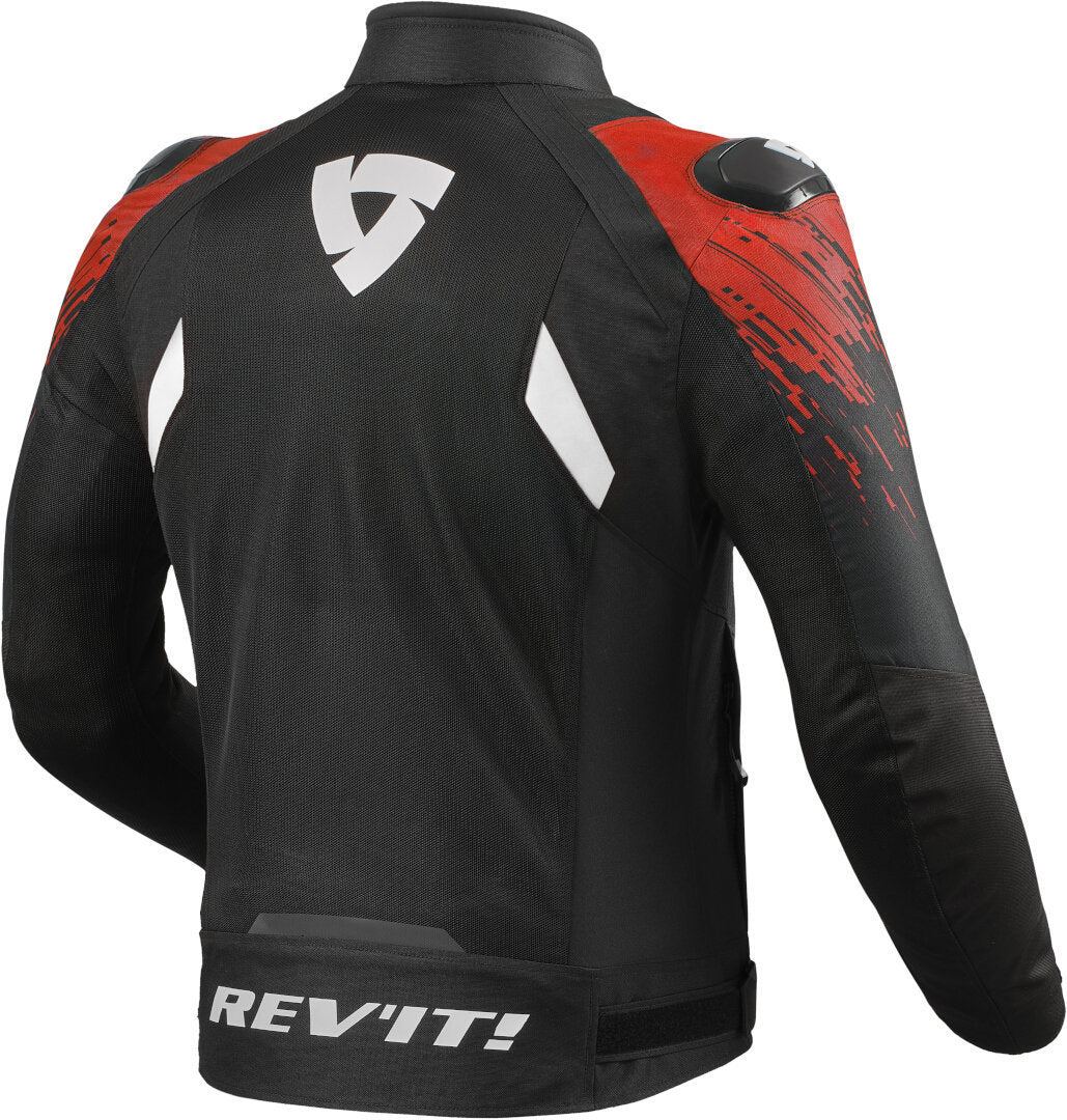 GIACCA REV'IT QUANTUM 2 AIR Nero-Rosso (In Esaurimento)
