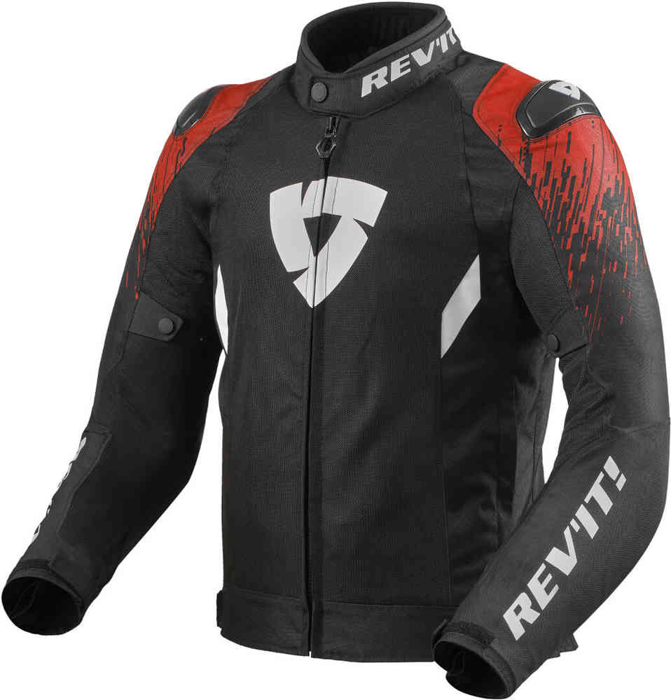 GIACCA REV'IT QUANTUM 2 AIR Nero-Rosso (In Esaurimento)
