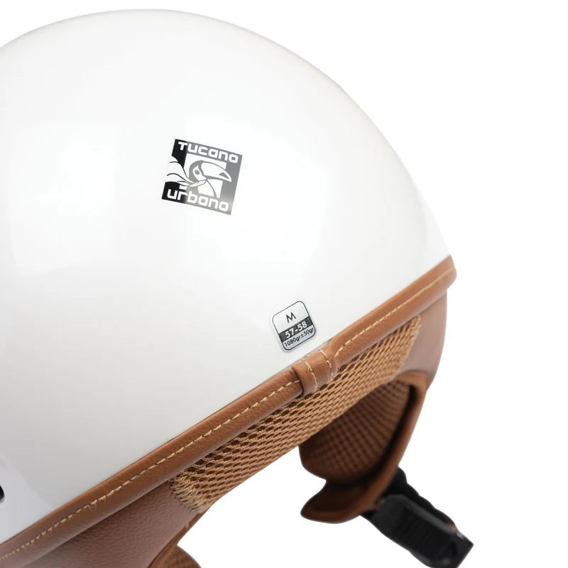 Casco TUCANO URBANO EL'JETTIN 6.0 Bianco Perla Lucido