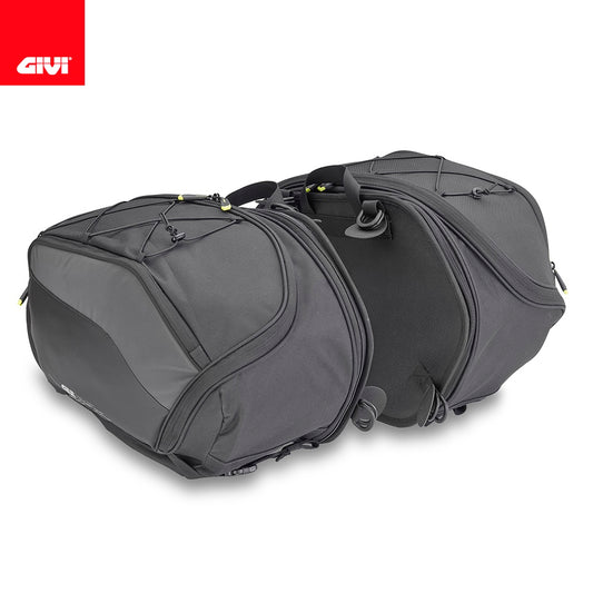 Coppia di borse laterali Givi EA127B estensibili 30 lt