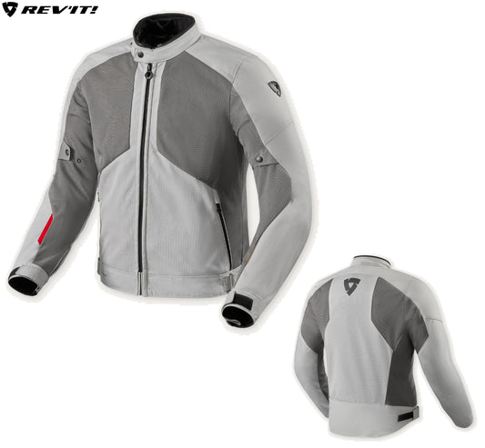 Giacca Revit Torque 3 H2O Light Grey-Red