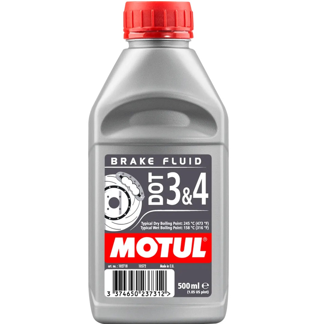Motul Brake Fluid - Liquido per freni Dot 3 & 4, (Conf. 500 ml)