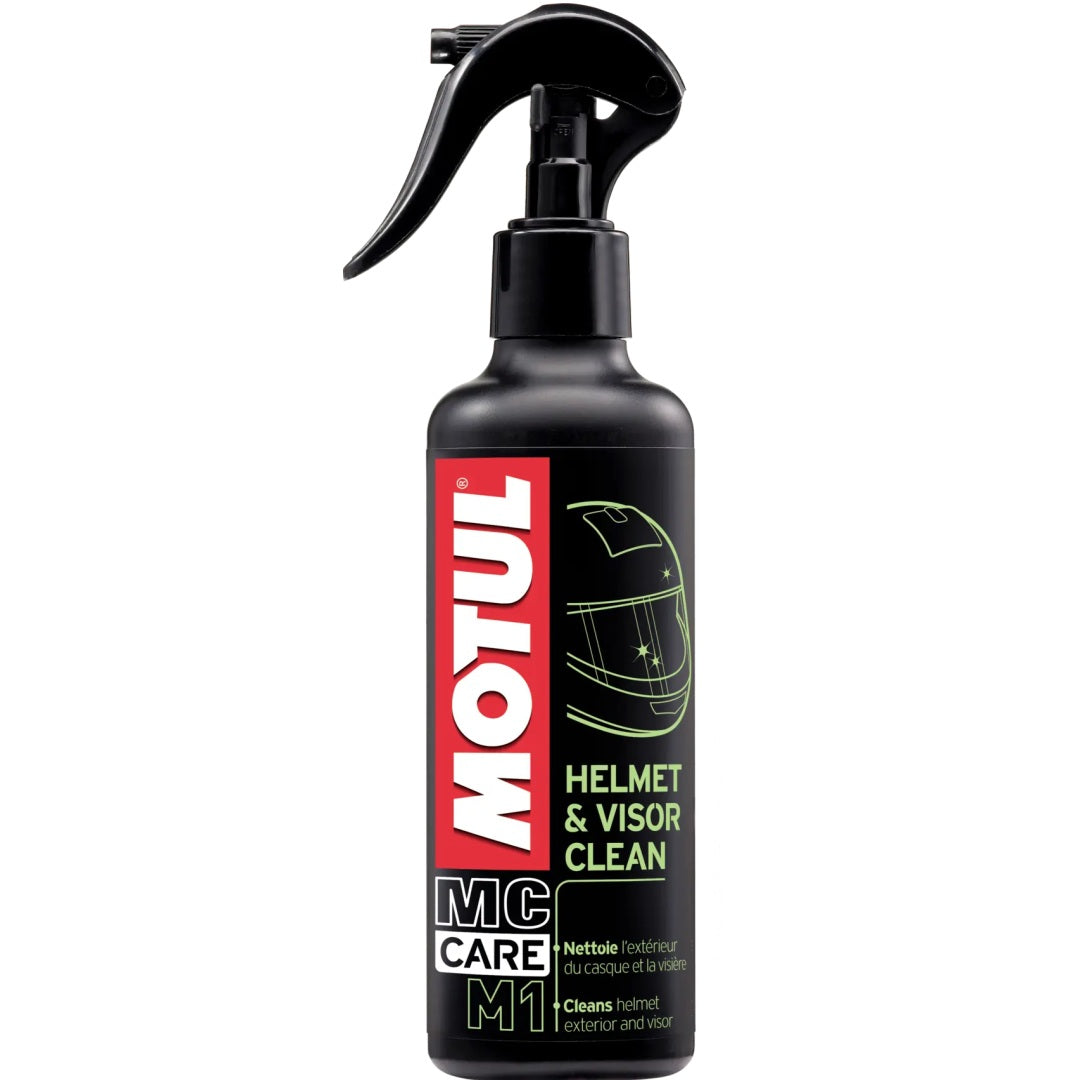 MOTUL M1 HELMET VISOR Pulitore neutro, non aggressivo formulato per esterno casco e visiera (Conf. 250ml)