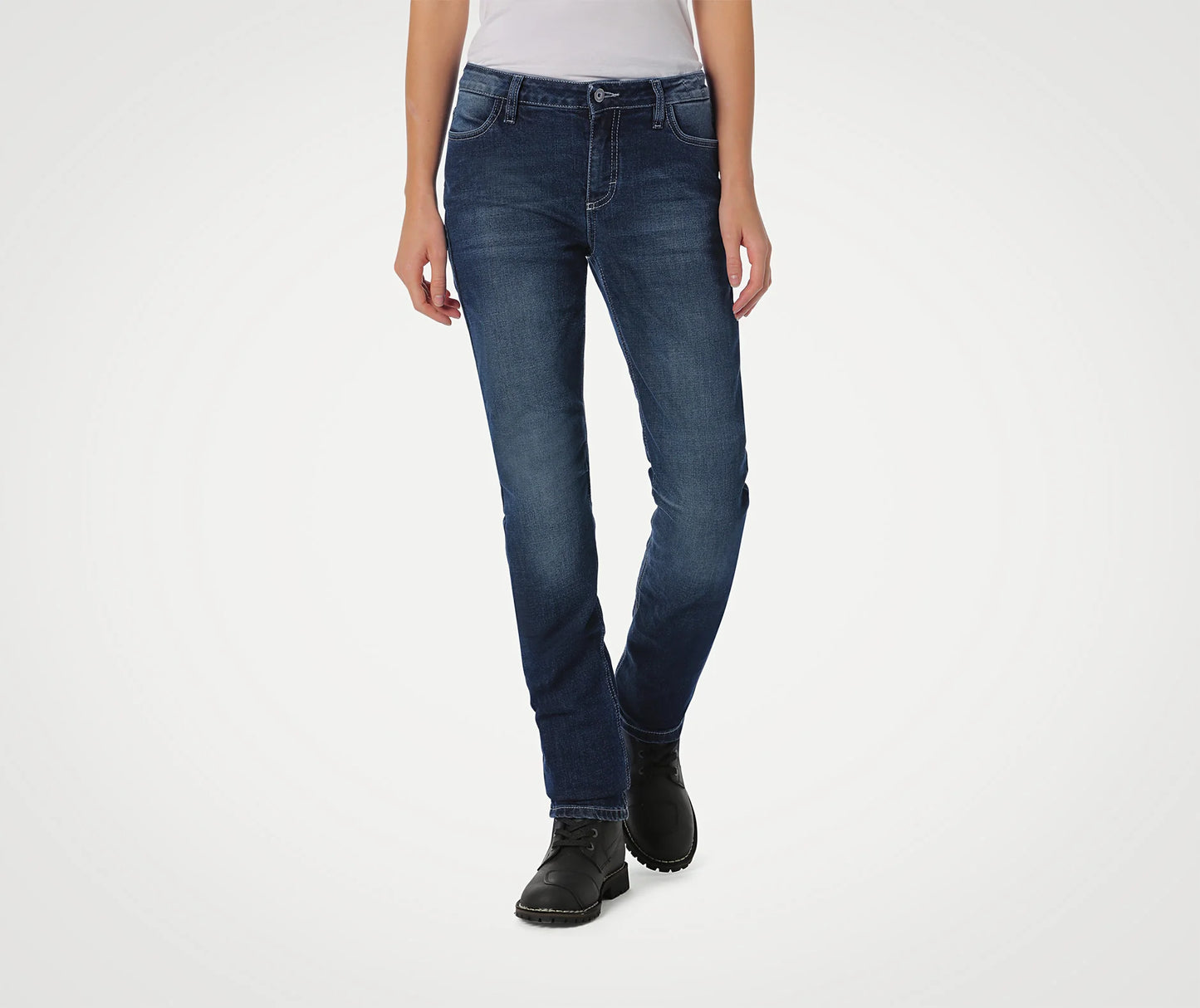 PANTALONI JEANS PMJ RIDER LADY BLUE DONNA A