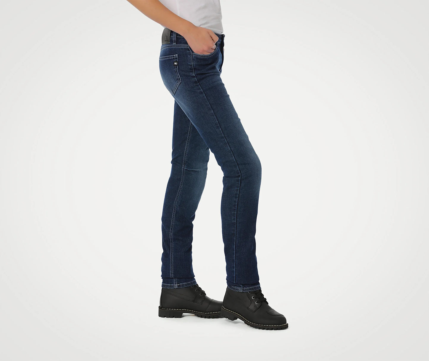 PANTALONI JEANS PMJ RIDER LADY BLUE DONNA A