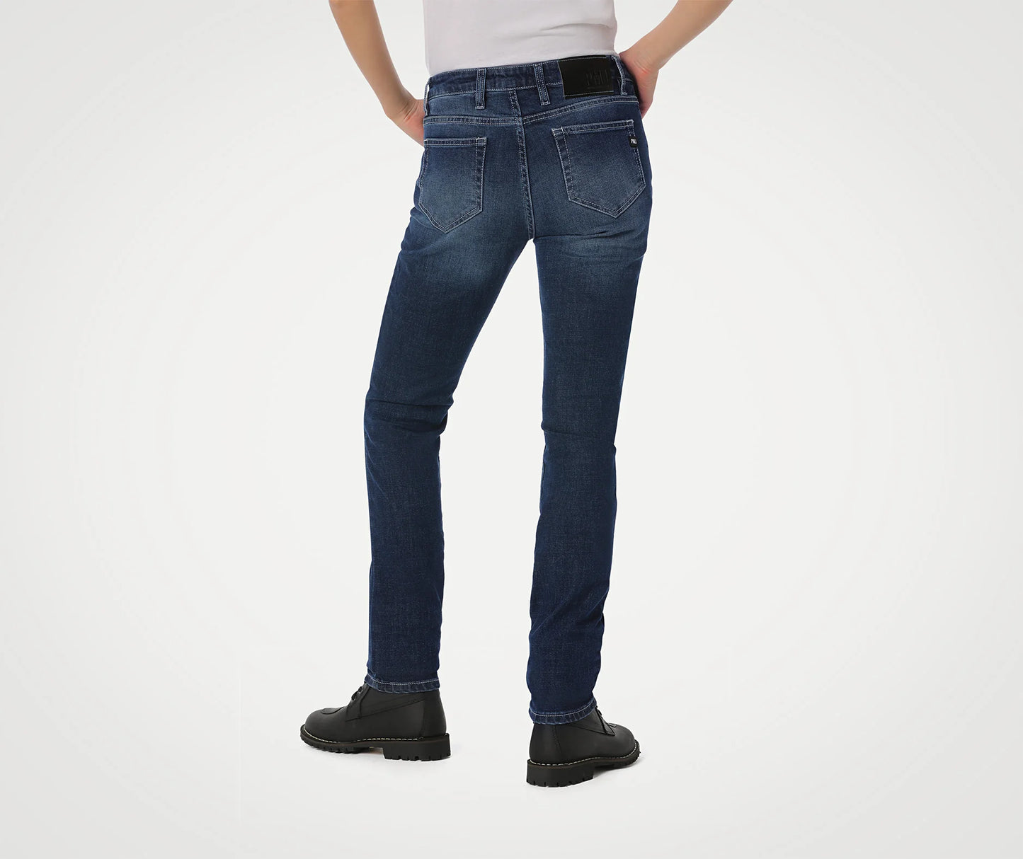 PANTALONI JEANS PMJ RIDER LADY BLUE DONNA A
