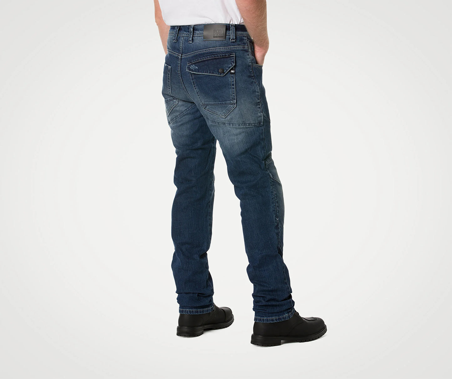 PANTALONI JEANS PMJ VEGAS MID AAA MAN BLUE UOMO