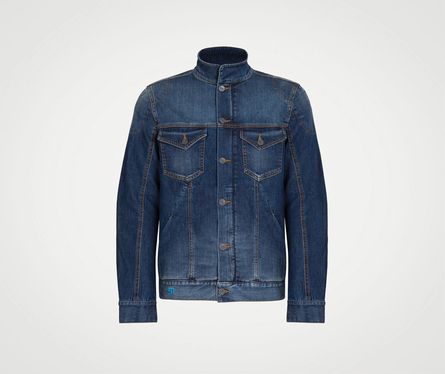 Giacca moto jeans PMJ - Promo jeans West Blu AAA