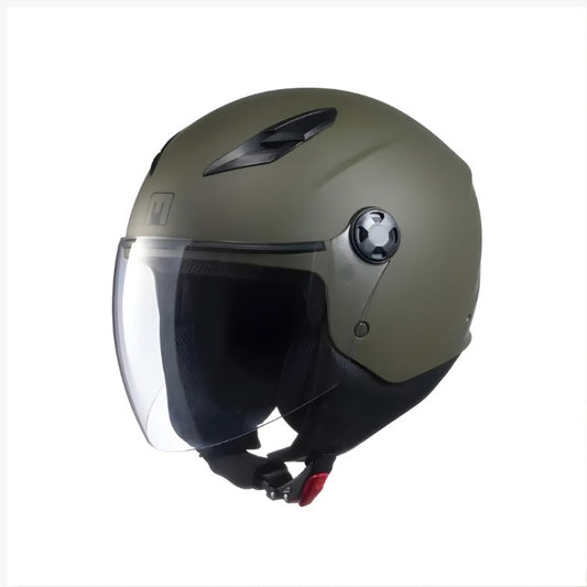 CASCO JET MPH STAR OMOLOGAZIONE 22-06 VERDE MILITARE OPACO