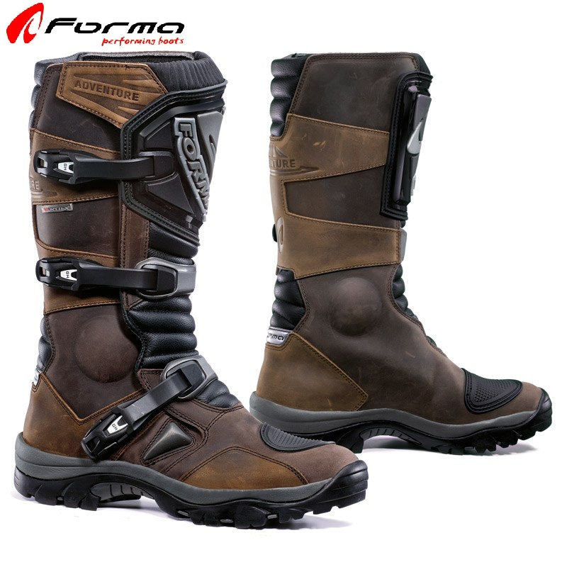Forma Adventure Dry Stivali moto impermeabili Brown