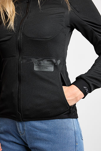 Giacca IXON moto donna estiva Ixon ARMA LADY Nero