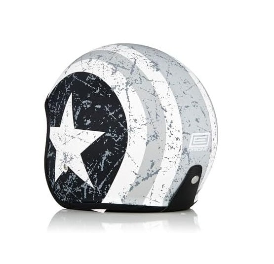 Casco Moto Jet Cafè Racer Origine SPIRIT Rebel Star Opaco