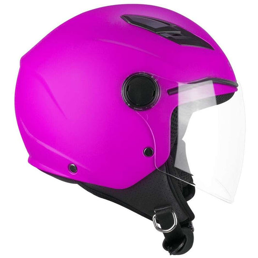 Casco Moto Jet Bambino Ska-P 2MHA POD MONO Fucsia opaco