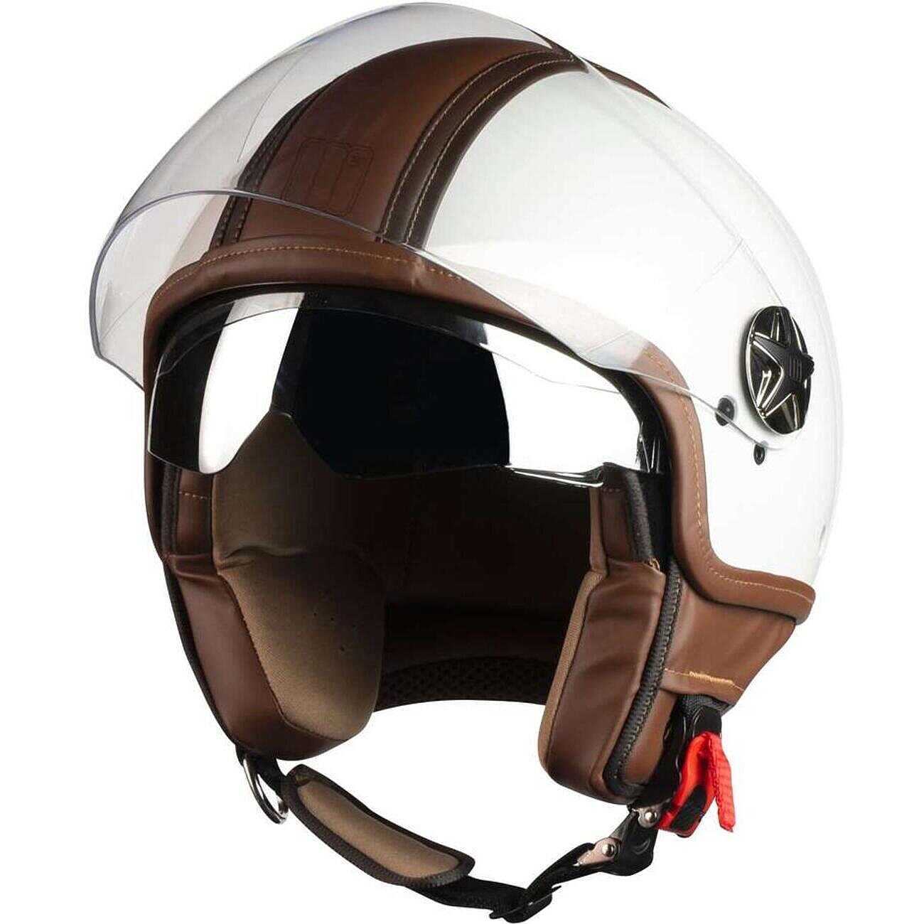 Casco Moto Jet Motocubo 727 TOP CUBE Bianco Perla (22.06)