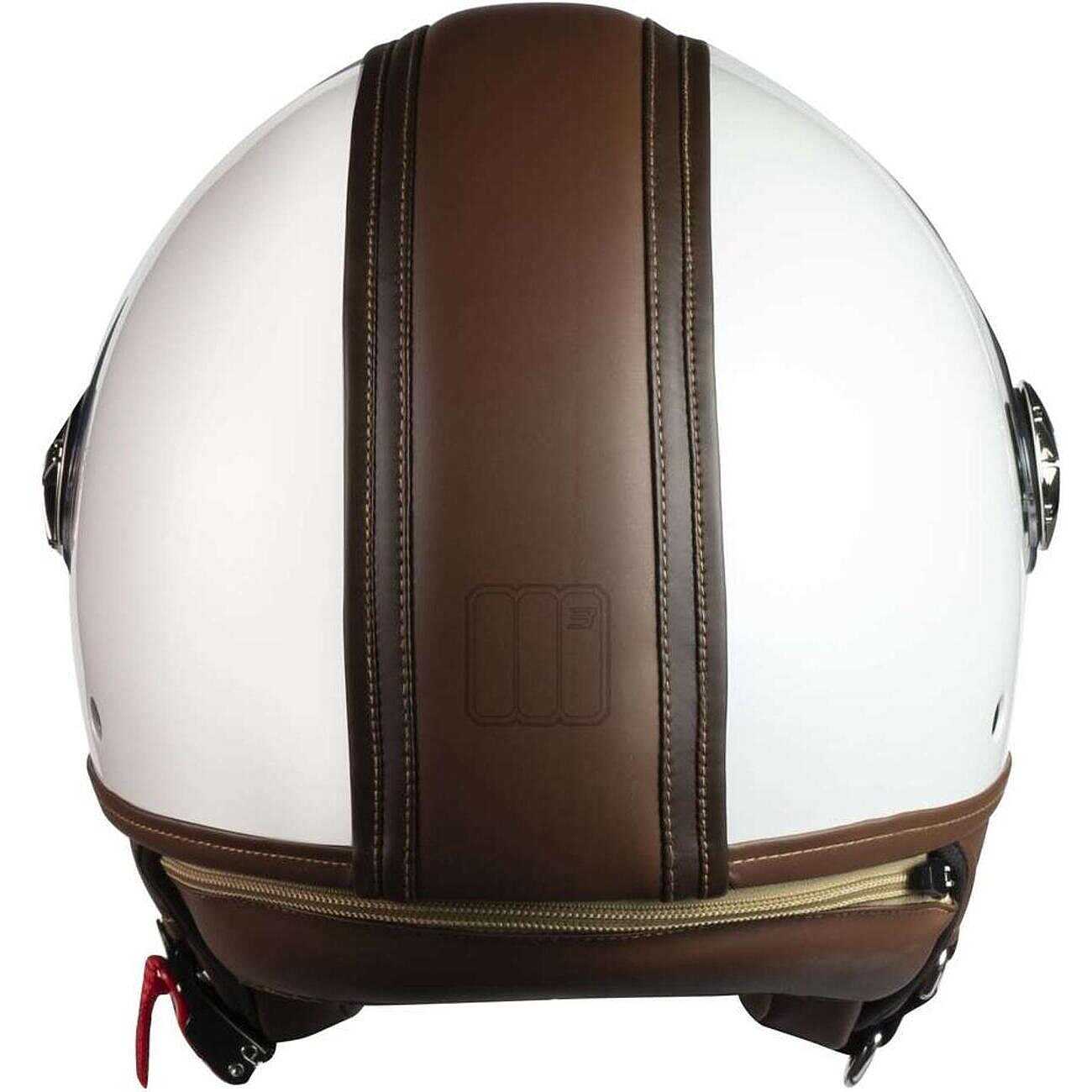 Casco Moto Jet Motocubo 727 TOP CUBE Bianco Perla (22.06)