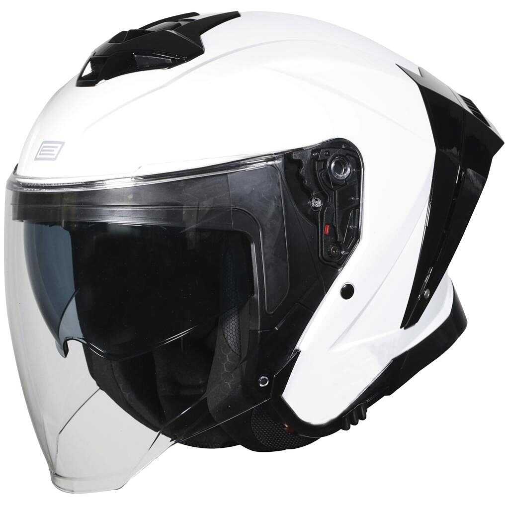 Casco Moto Jet ORIGINE APRICA SOLID Bianco Lucido 22.06