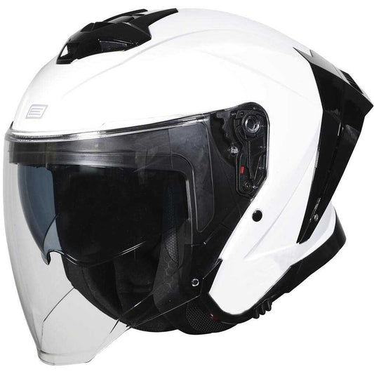 Casco Moto Jet ORIGINE APRICA SOLID Bianco Lucido 22.06
