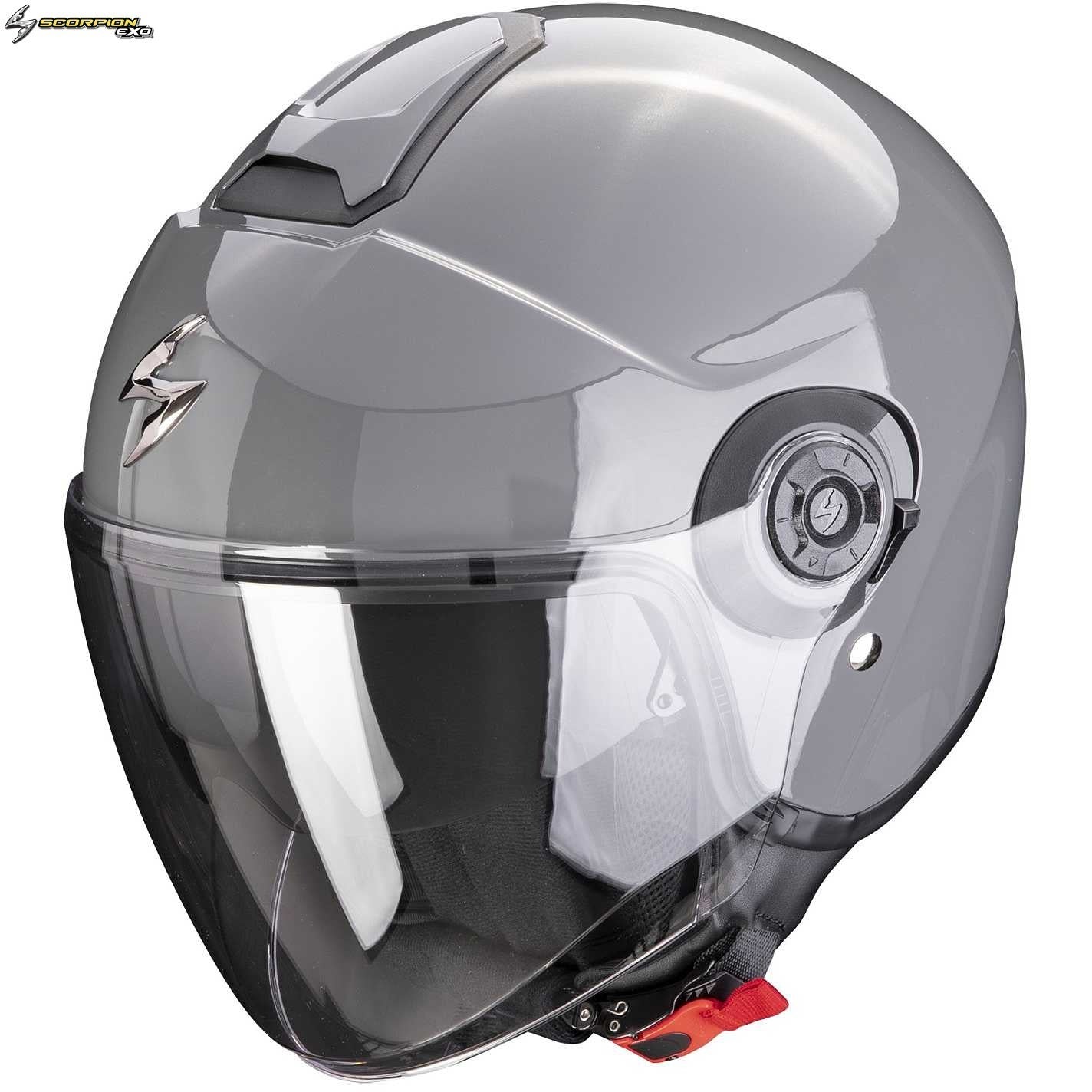 Casco Moto Jet Scorpion EXO-CITY II SOLID Grigio Cemento