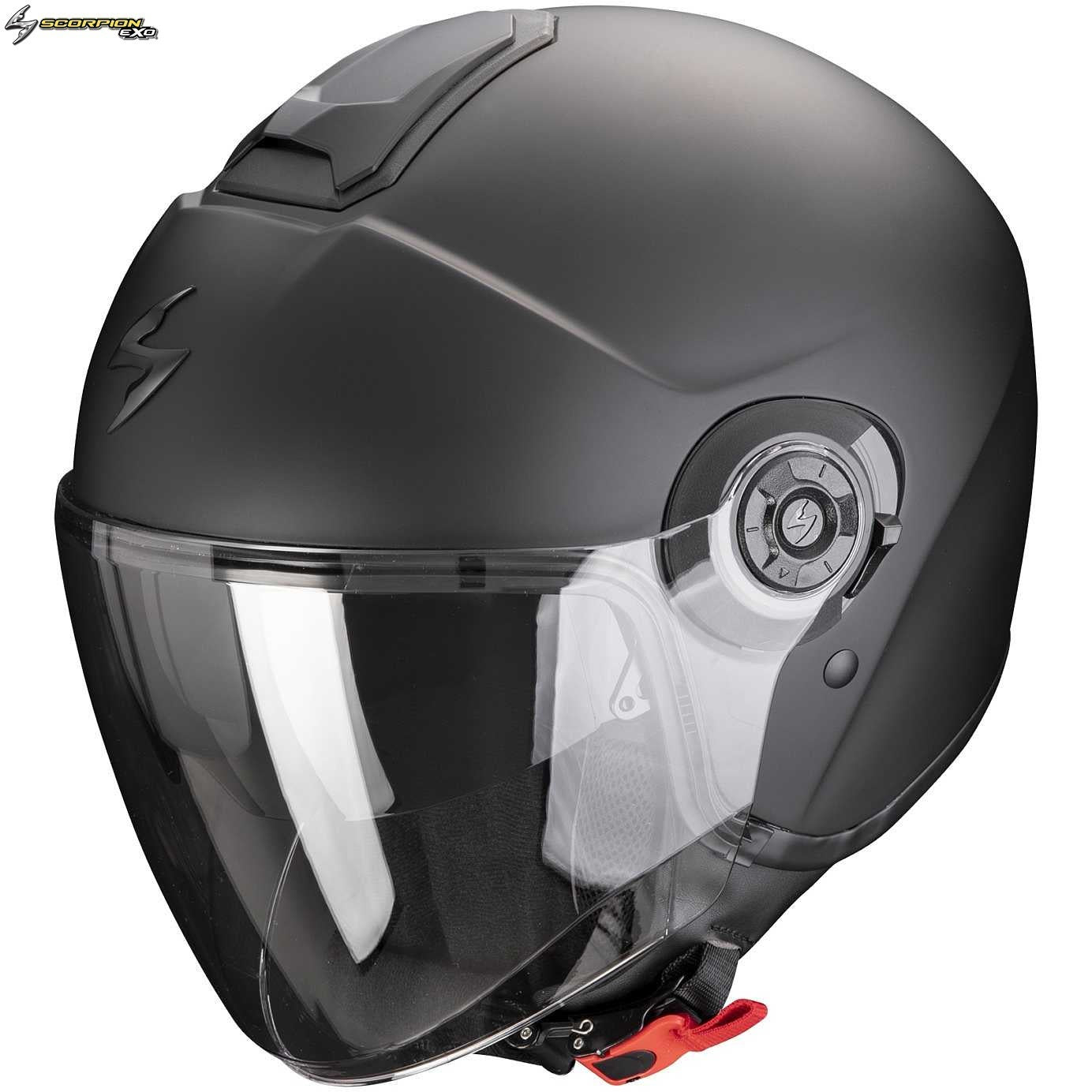 Casco Moto Jet Scorpion EXO-CITY II SOLID Opaco Nero