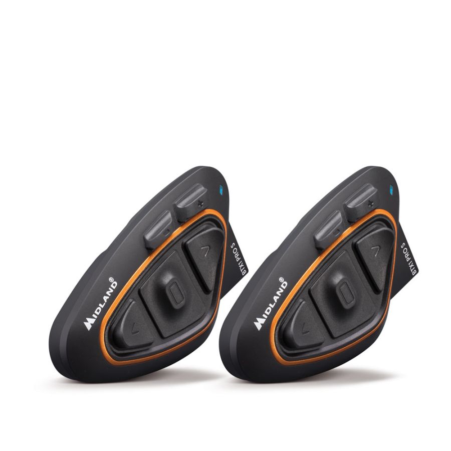 INTERFONO MIDLAND BTX1 PRO S CON HI-FI SPEAKER DOPPIO (2 PEZZI) Conference 4 persone fino a 800 m