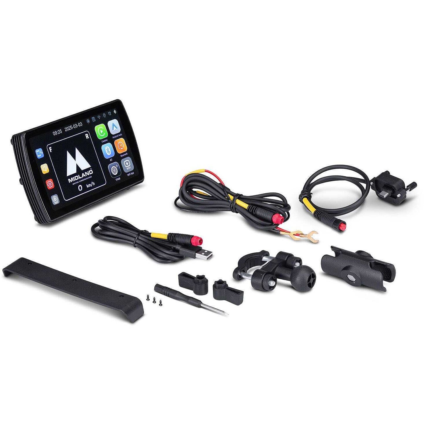 Display CarPlay da Moto Midland BIKEPLAY PRO 5,5"
