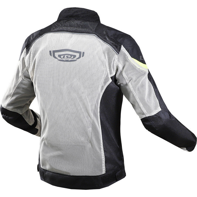 Giacca Moto Estiva Ls2 AIRY LADY CE Traforata Nero Grigio Giallo (In Esaurimento)