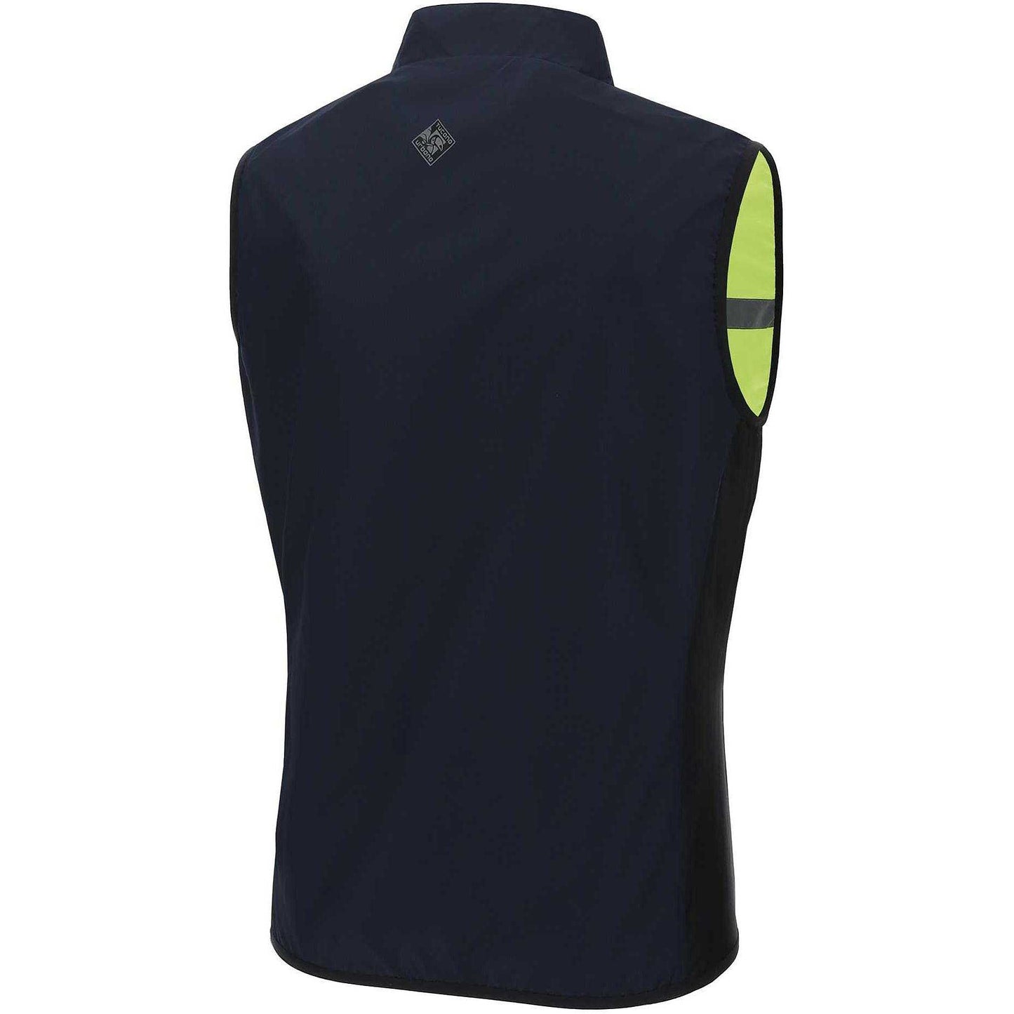 Giacche Bici Tucano Urbano b701NANO SWITCH GILET Blu Scuro Giallo Fluo