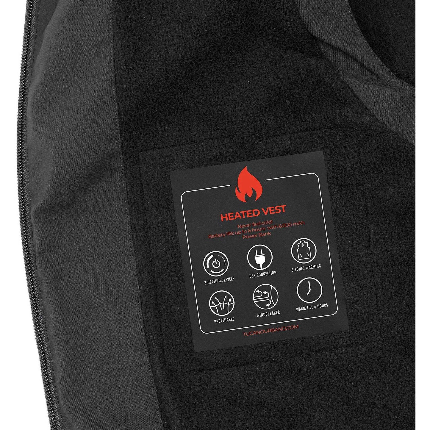 Gilet Uomo Moto Termico Tucano Urbano 8278M TOPWARM GILET Nero