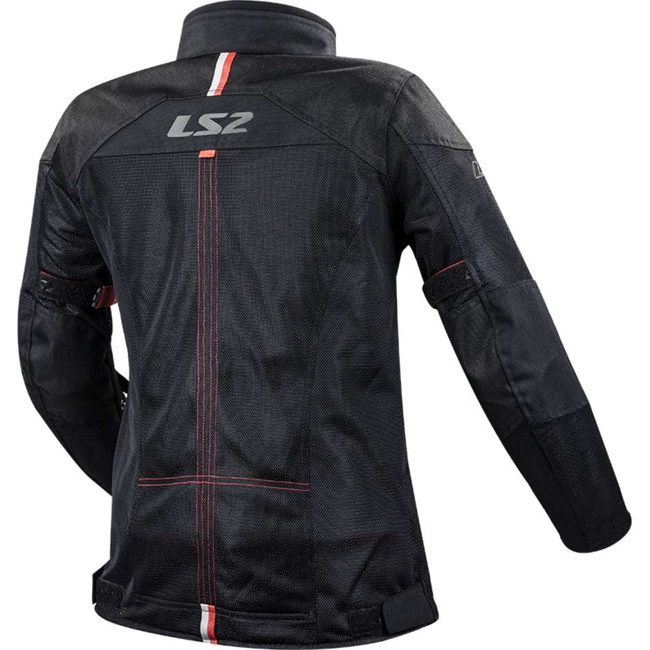 Giubbotto Moto Donna Estivo Ls2 ALBA LADY Nera Certificato (In Esaurimento)