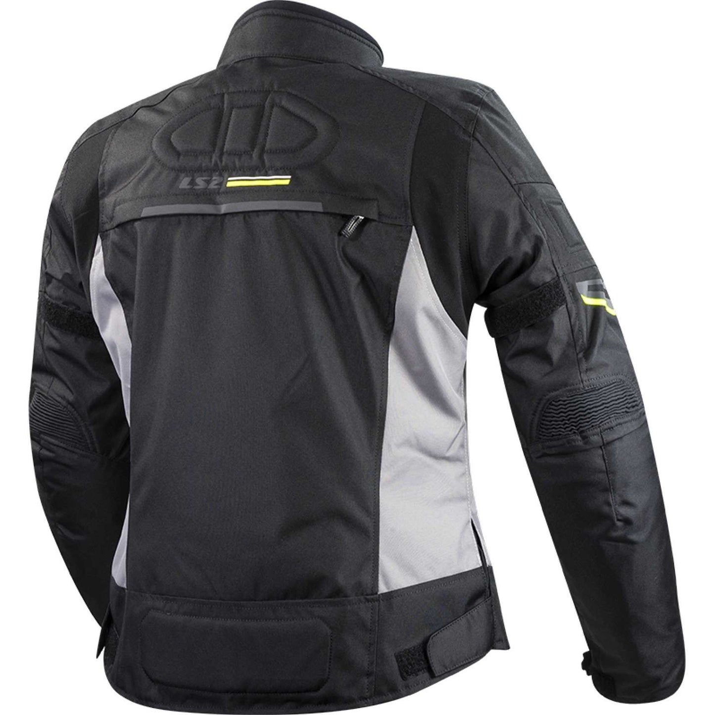 Giubbotto Moto Tecnico Ls2 SHADOW LADY Titanio Giallo Fluo (In Esaurimento)