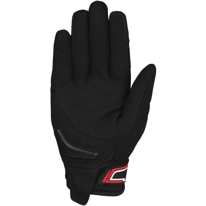 Guanti Moto Estivi Ixon HURRICANE Nero Bianco Rosso (In Esaurimento)