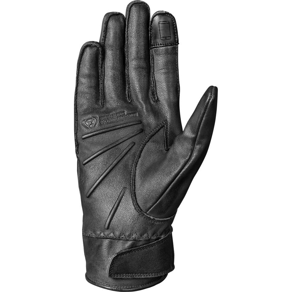Guanto Moto Estivo in Pelle Custom Ixon RS NIZO Nero