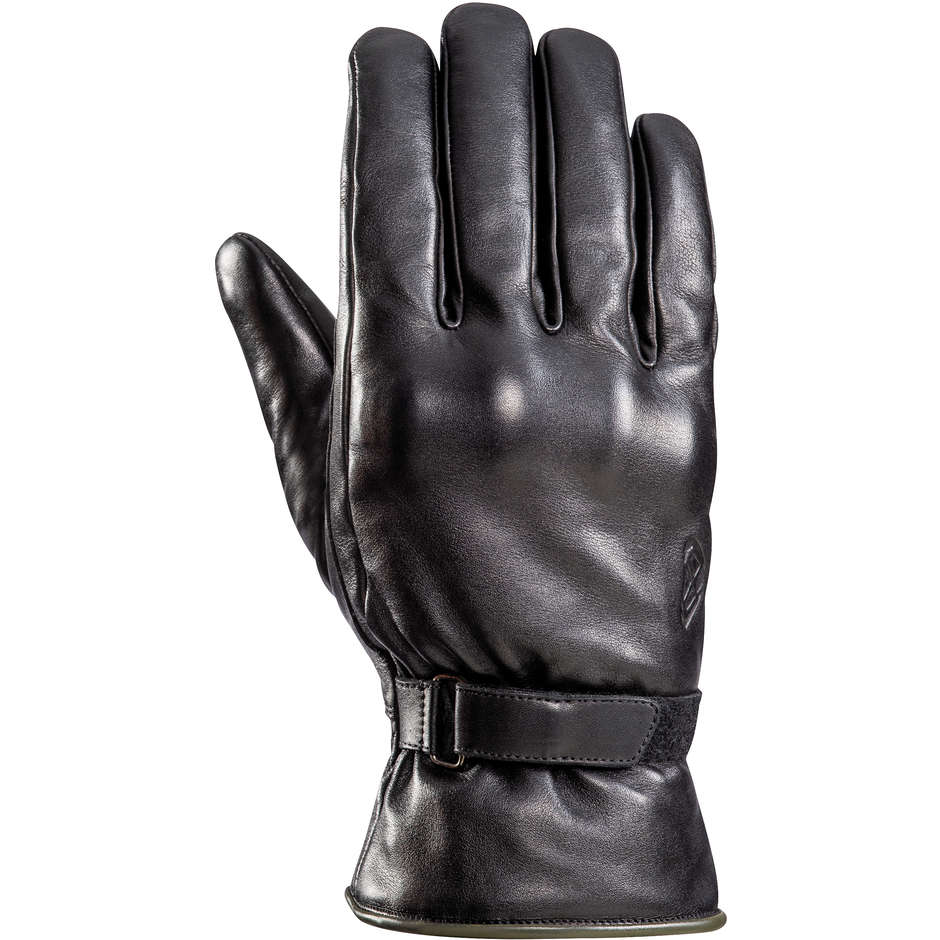Guanti Moto in Pelle Custom Impermeabili Ixon PRO NODD Nero (In Esaurimento)