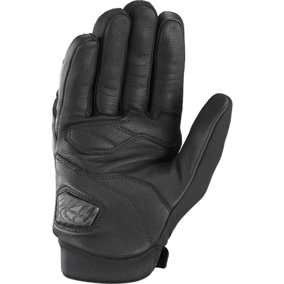 Guanti Moto in Pelle Ixon RISE AIR 2 Nero Bianco