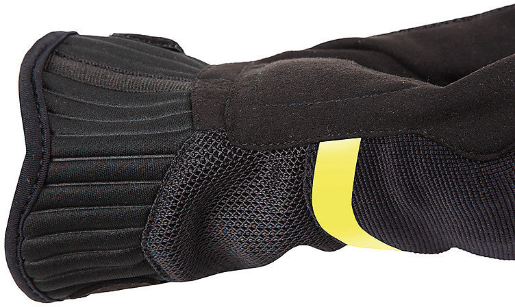 Guanti Donna Moto in Tessuto Tucano Urbano 9962HW LADY PENNA Nero Giallo Fluo
