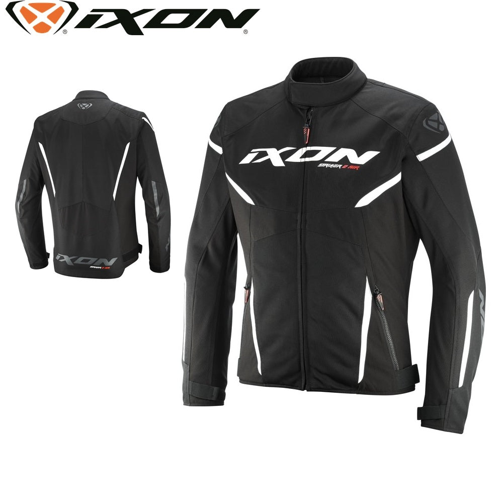 Giubbotto Moto Ixon STRIKER 2 AIR WP Nero Bianco