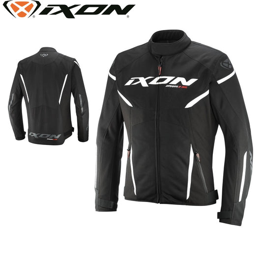 Giubbotto Moto Ixon STRIKER 2 AIR WP Nero Bianco