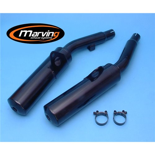 Marmitte Marving Y/2085/NC Yamaha Fj 1200 1988-1989 Nere In Esaurimento