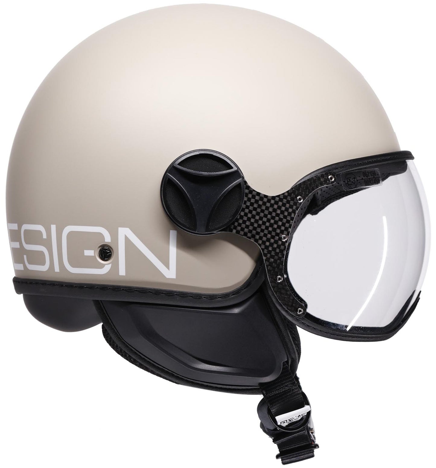 Casco Moto Jet Momo Design FGTR CLASSIC Candy E2206 Malto / bianco