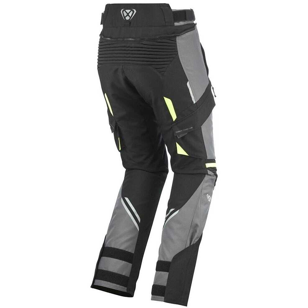 Pantalone Moto Touring Ixon MIDGARD PT Nero-grigio-giallo vivo